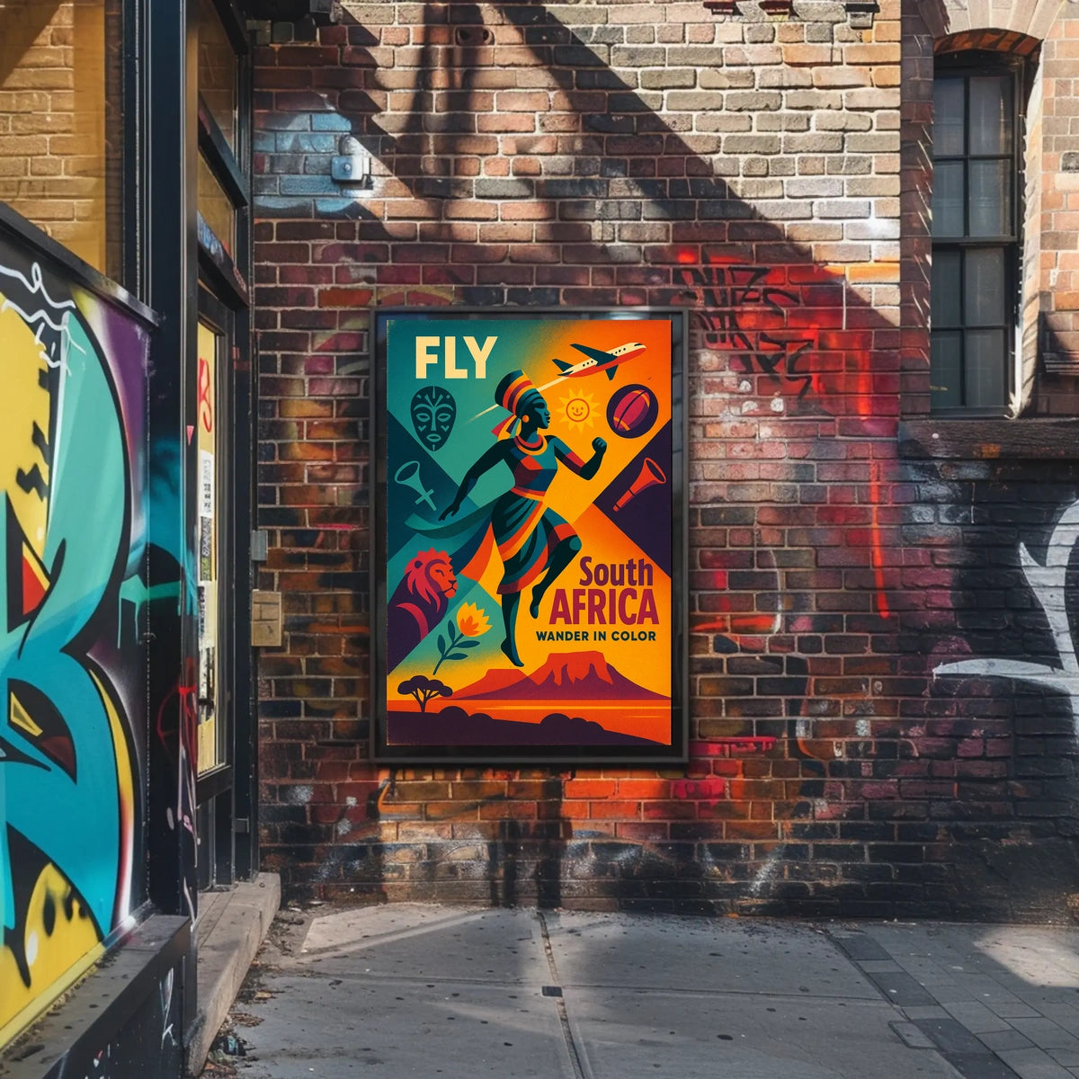 Fly South Africa Wander in Color Poster