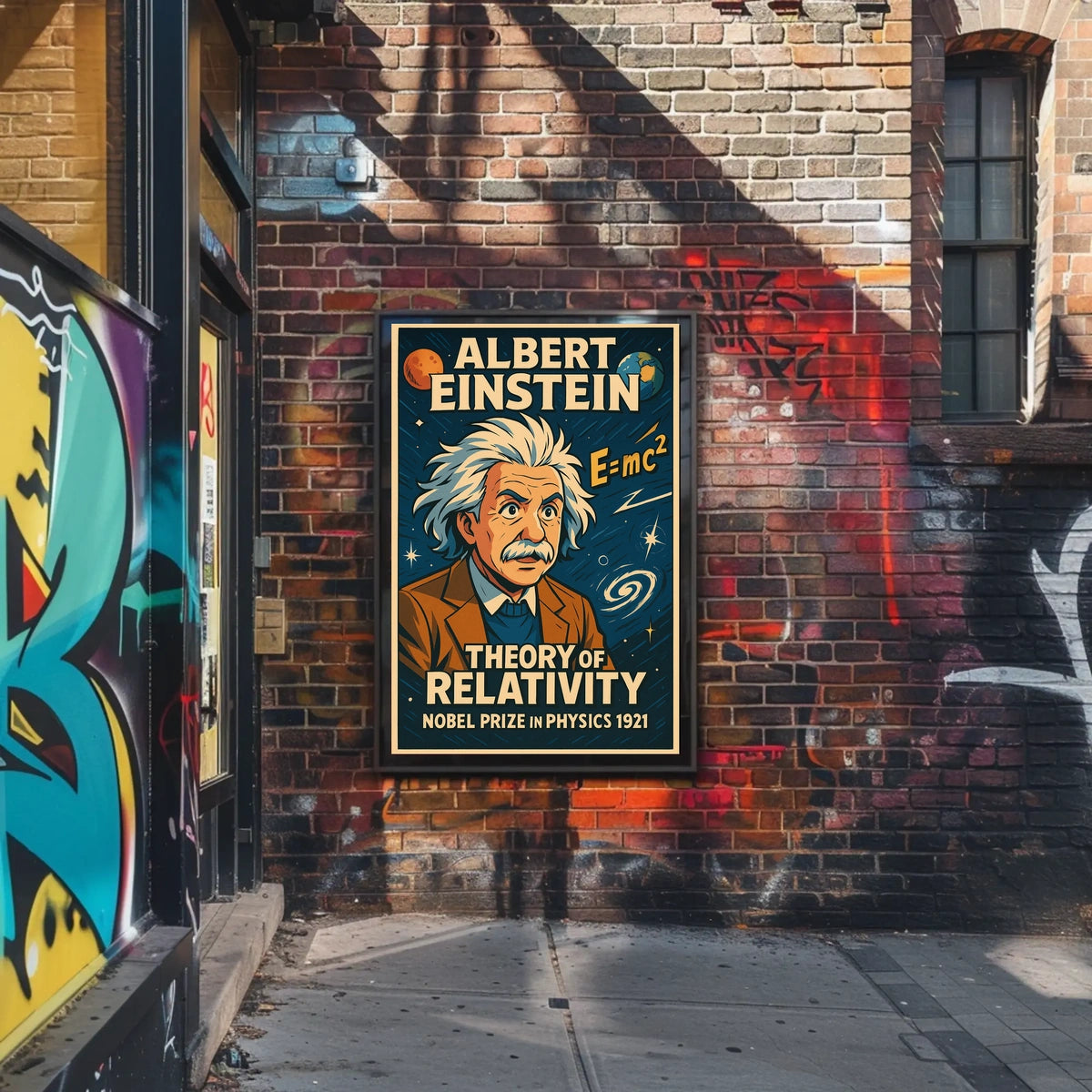 Albert Einstein Theory Of Relativity Poster