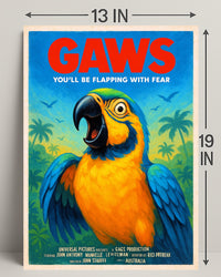 Gaws  Youll Be Flapping with Fear Poster PosterGoat
