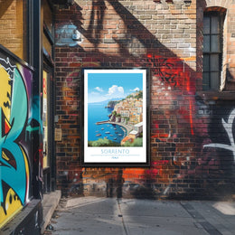 Sorrento Seaside Escape Travel Poster