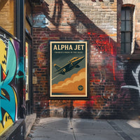 Alpha Jet Aviation Enthusiast Poster