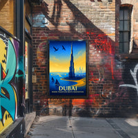 Dubai Where Tradition Meets Innovation Poster PosterGoat