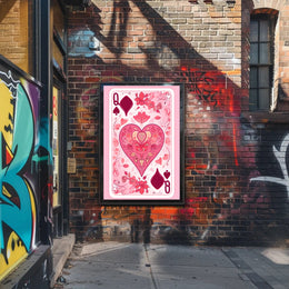 Queen of Spades Artistic Poster for Elegant Home Decor PosterGoat