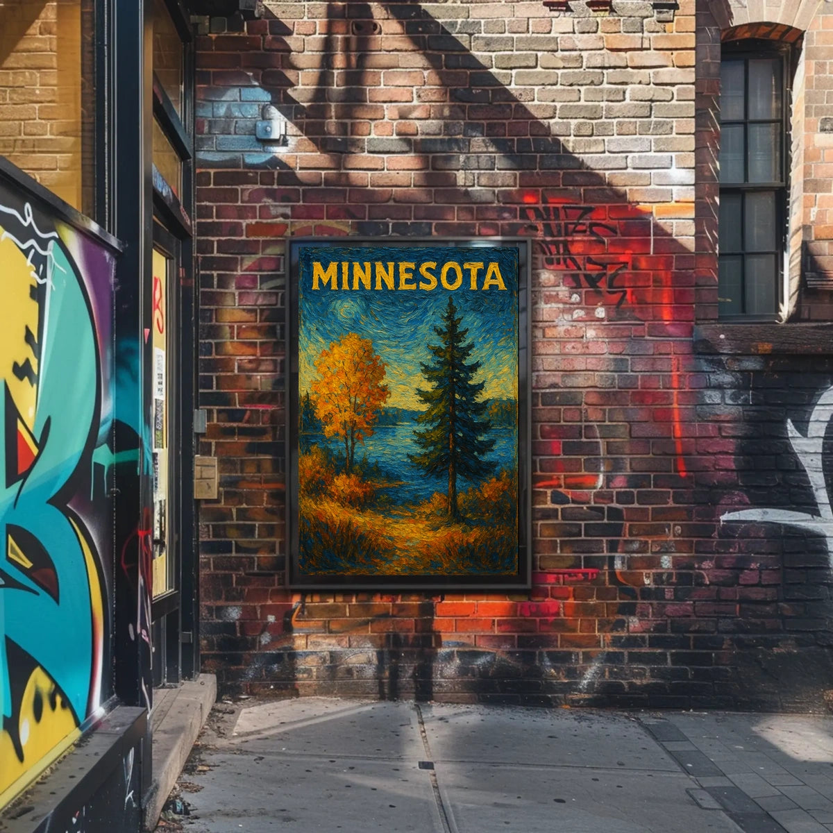 Minnesota Autumn Landscape Poster