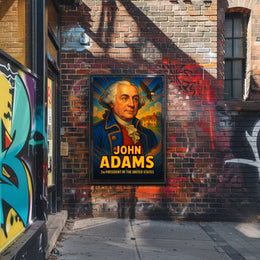 2nd President American Heritage Historical or Presidential Poster PosterGoat