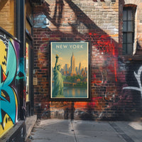 Iconic New York Vintage Poster For Home Decor Lovers