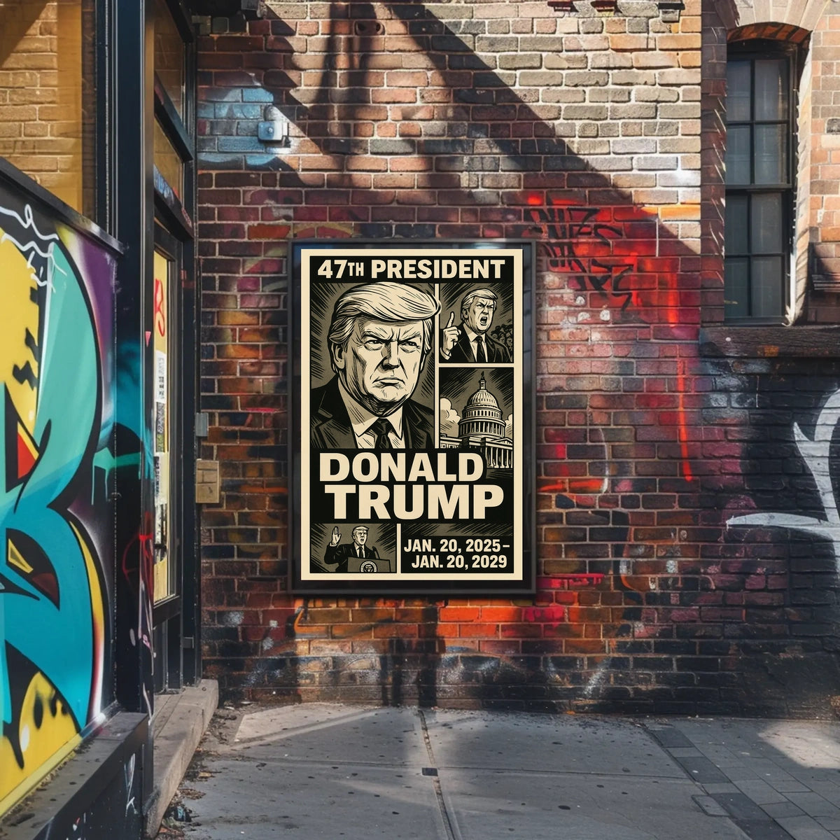 Donald Trump 47th President Poster