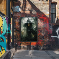 Enigmatic Witch In The Shadows Poster