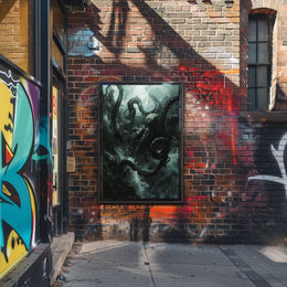 Kraken Unleashed: Epic Sea Creature Poster Art PosterGoat