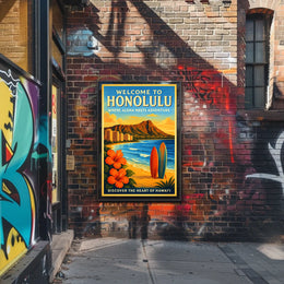 Welcome to Honolulu Poster