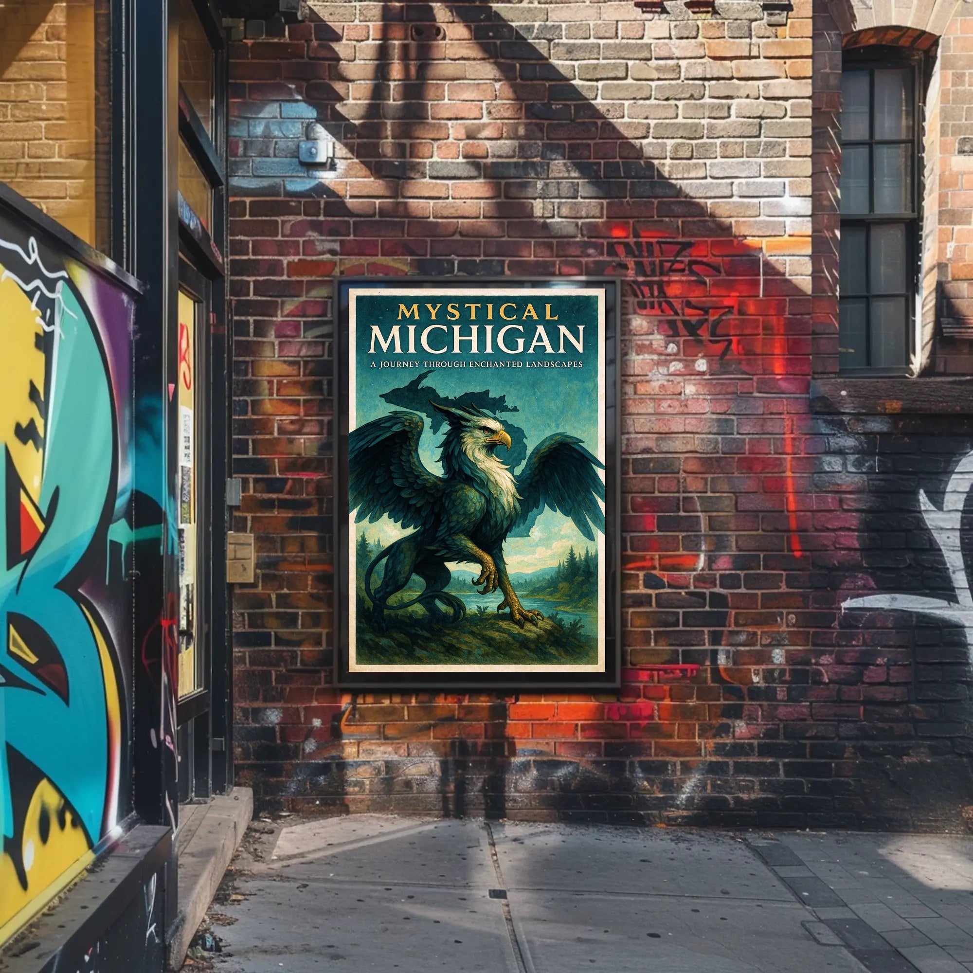 Mystical Michigan Poster PosterGoat