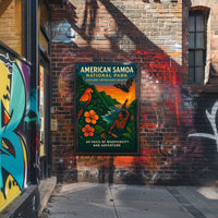 American Samoa Adventure National Park Poster