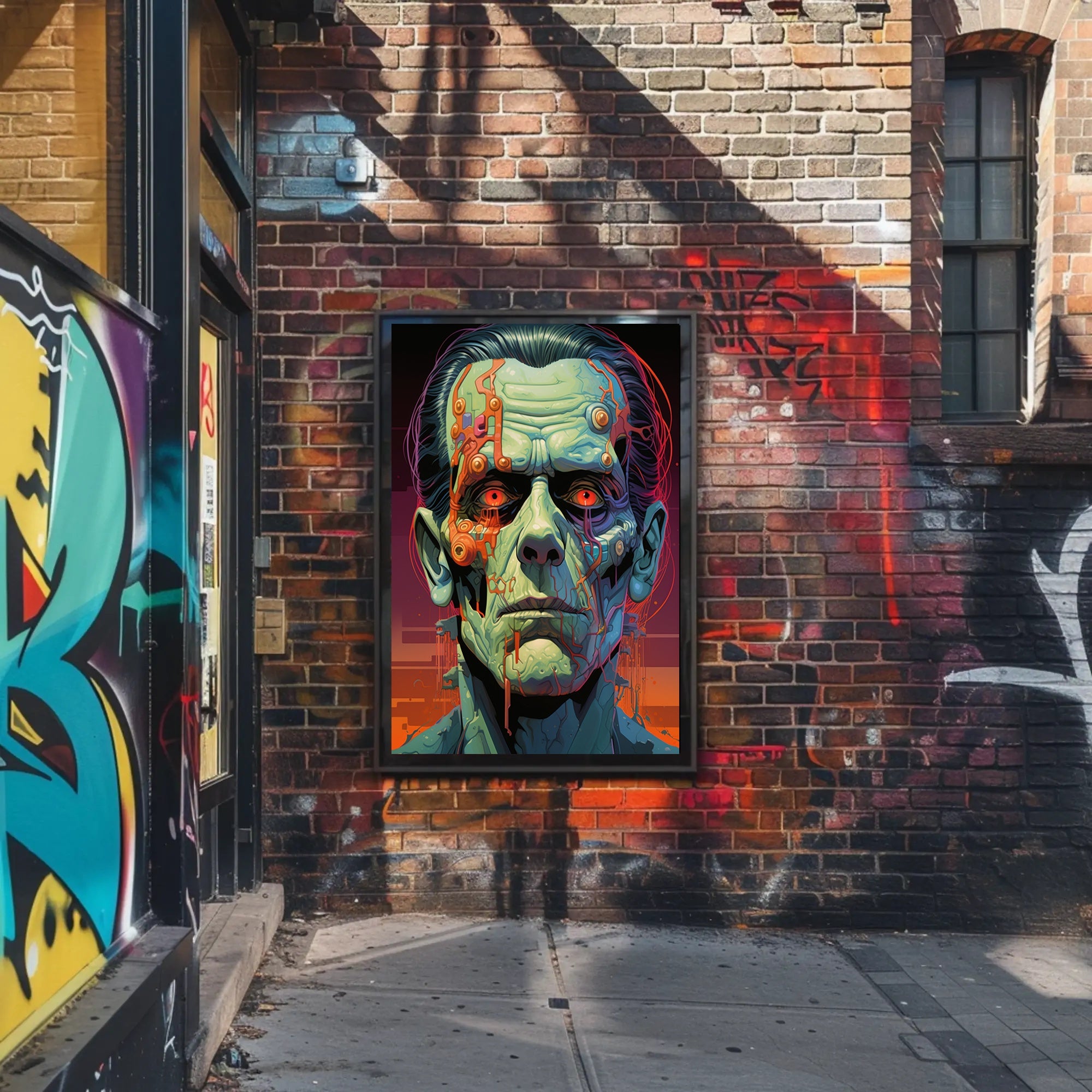 Cybernetic Frankenstein Poster PosterGoat