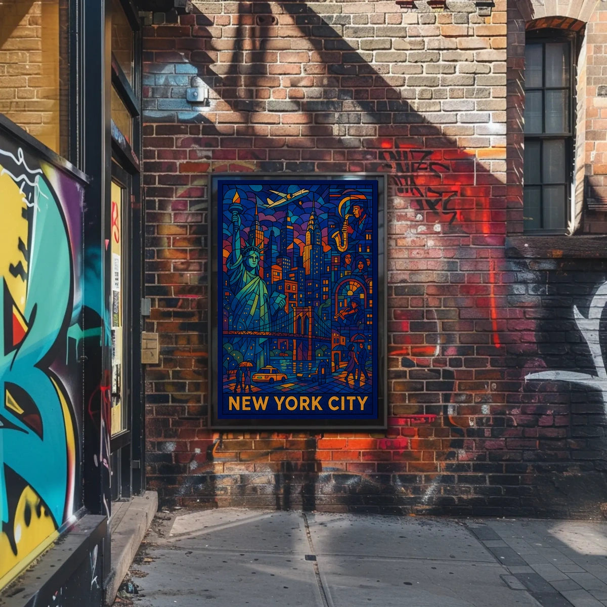New York City A Vibrant Tapestry Poster