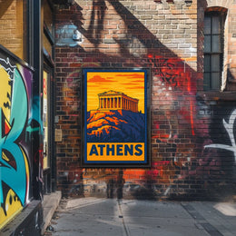 Athens The Parthenon Poster