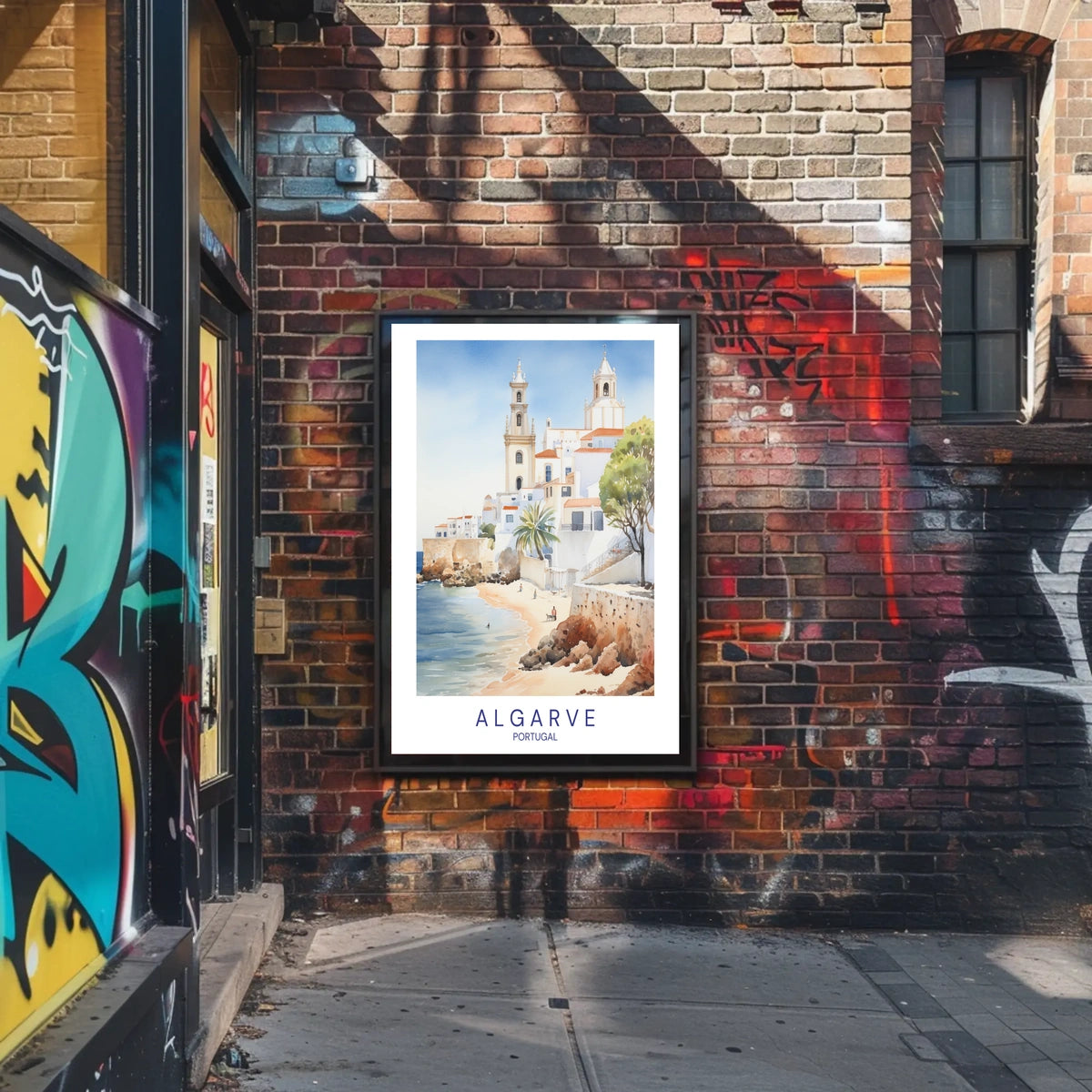Algarve, Portugal Coastal Charm Poster
