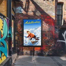 Adelboden Winter Fun Poster