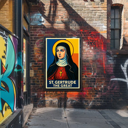 St. Gertrude the Great Poster