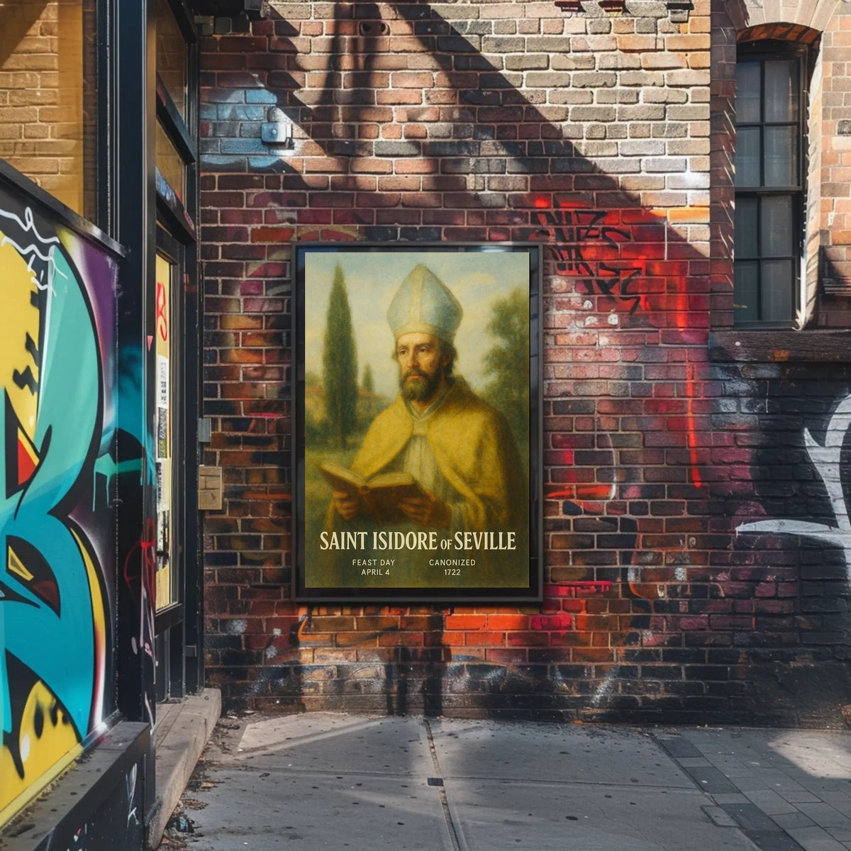 Saint Isidore Of Seville Poster