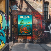 Explore Belize Poster PosterGoat