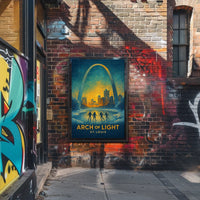 Arch Of Light St. Louis Poster