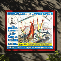 Adam Forepaugh Shows – 31st Annual Tour Poster