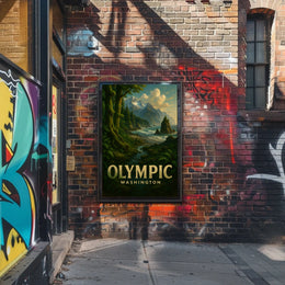 Olympic National Park Washington Poster