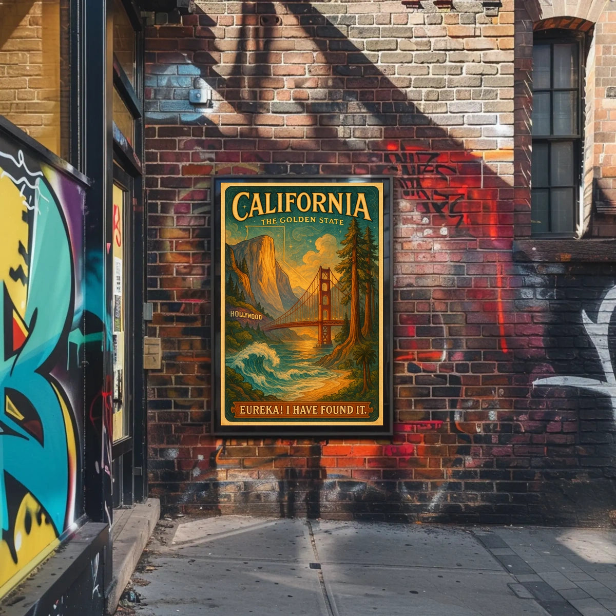 California The Golden State Poster
