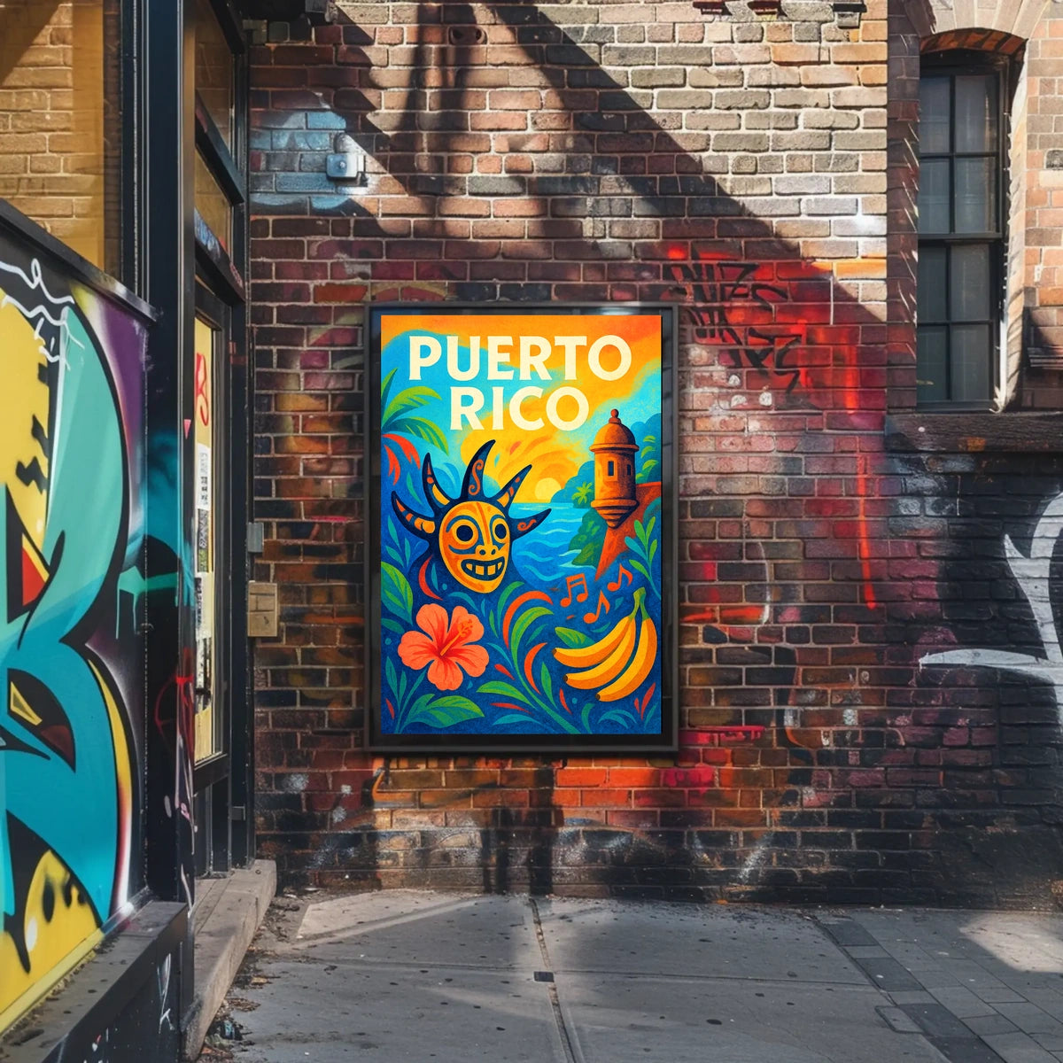 Vibrant Puerto Rico Poster