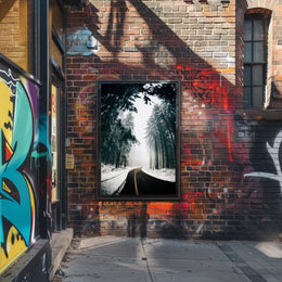 Winter Road Serenity, National Park Poster