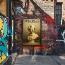 Mark Twain A Legacy in Stone Poster