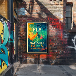 National Parks Adventure Poster Travel Wall Art