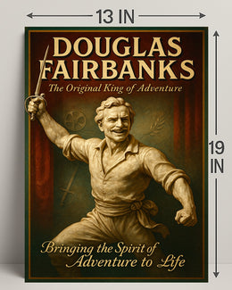 Douglas Fairbanks The Original King of Adventure Poster PosterGoat