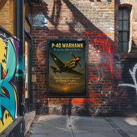 P-40 Warhawk The Legendary Fighter Poster