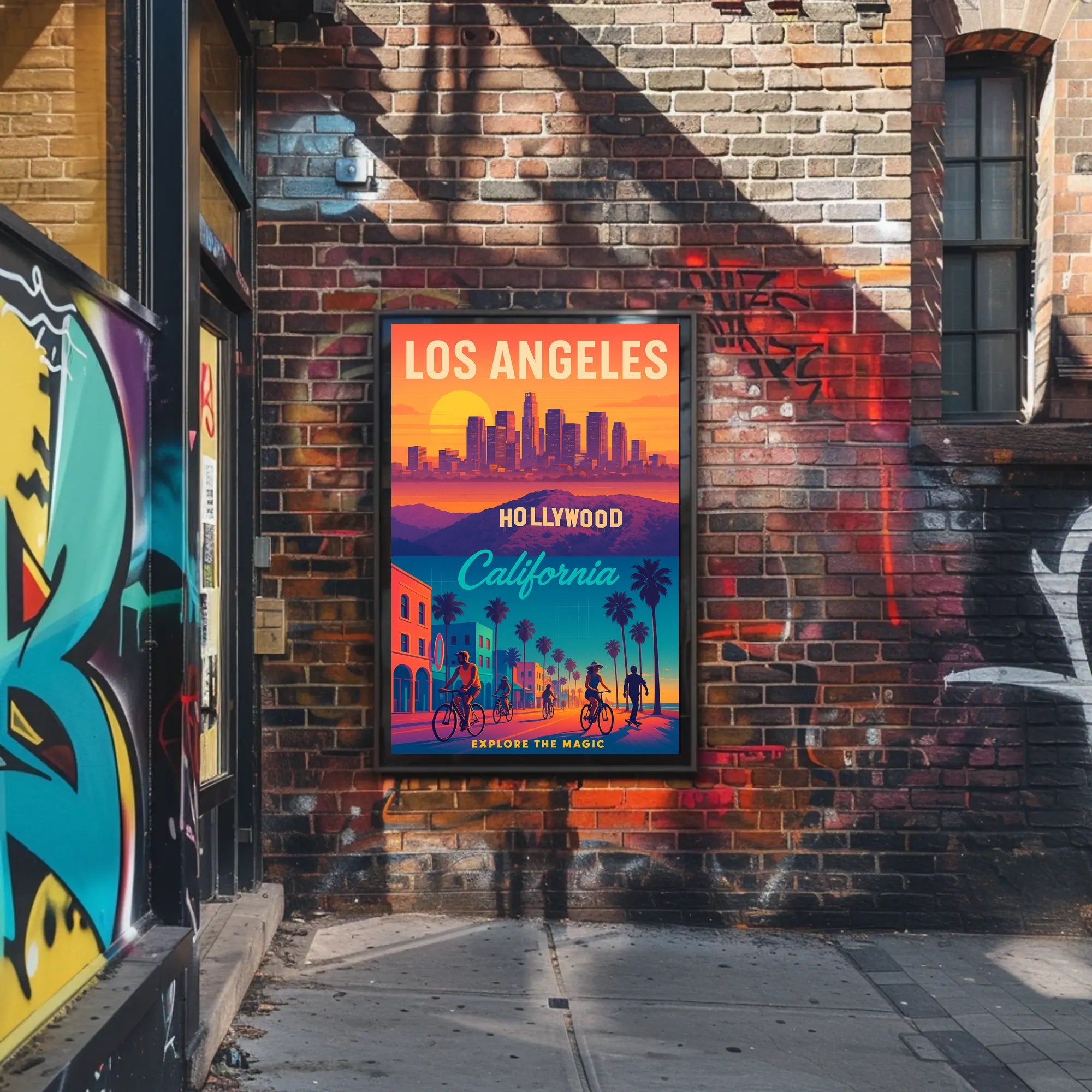 Explore the Magic of Los Angeles Poster PosterGoat