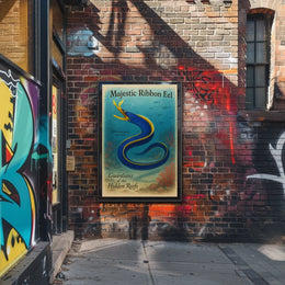 Majestic Ribbon Eel Poster