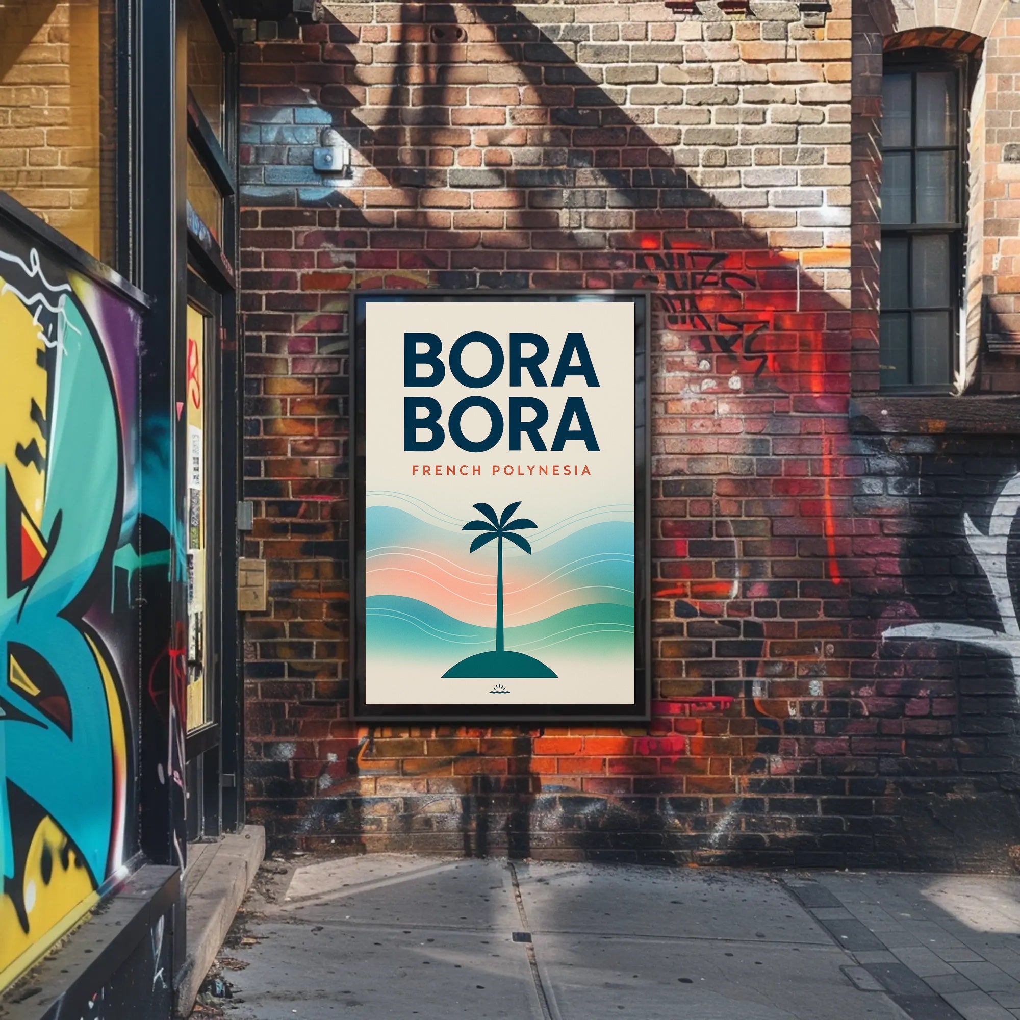 Bora Bora French Polynesia Poster PosterGoat