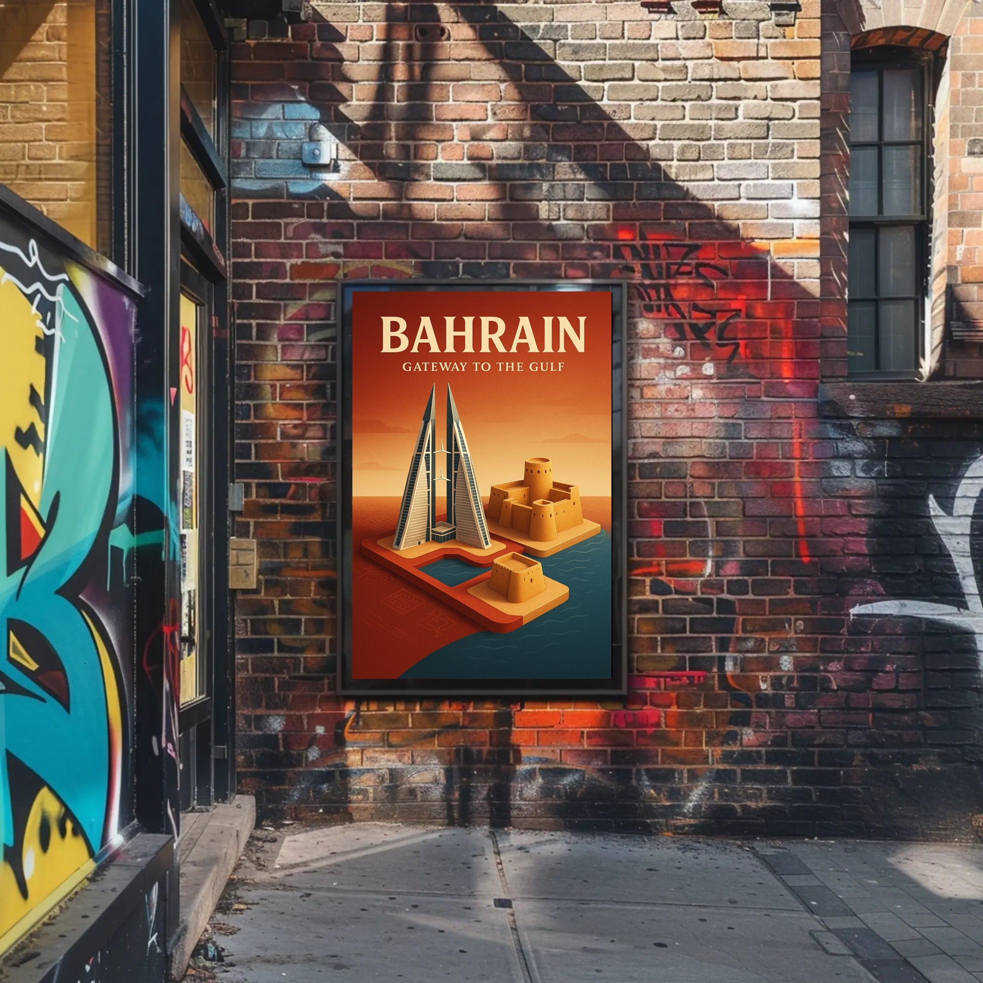 Bahrain Gateway to the Gulf Cultural Heritage Poster