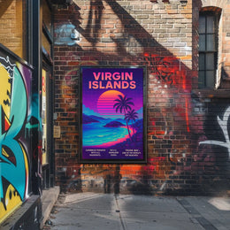 Virgin Islands Caribbean Paradise Poster