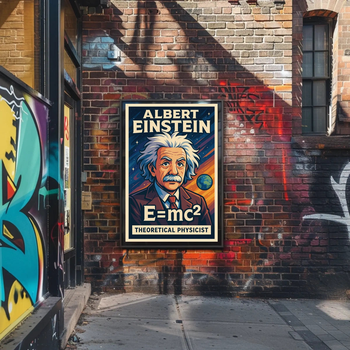 Albert Einstein Theoretical Physicist Poster