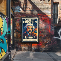 Albert Einstein Theoretical Physicist Poster