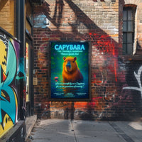 Capybara The Tranquil Guardian Poster