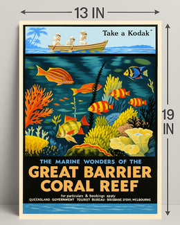 Marine Wonders of the Great Barrier Reef Poster PosterGoat