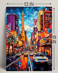 Vibrant Cityscape Poster