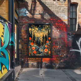 Enchanted Nightscape Wall Art Print