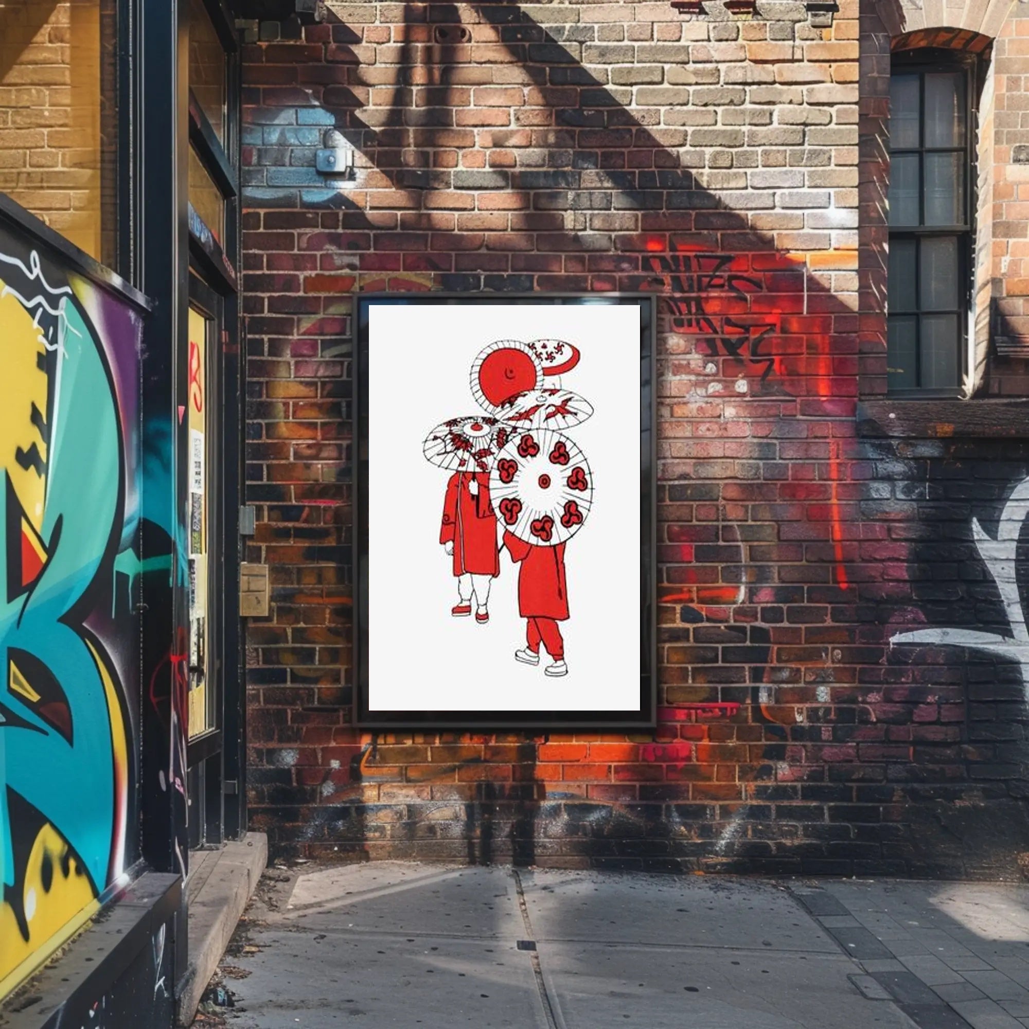 Traditional Parasol Art Poster