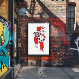 Traditional Parasol Art Poster