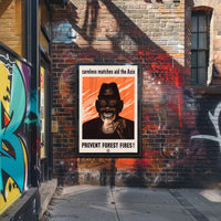 Careless Matches Aid the Axis Poster PosterGoat