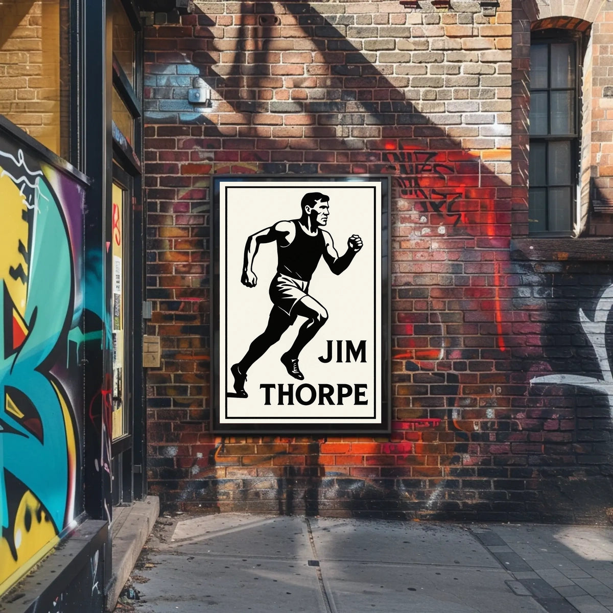 Jim Thorpe Athletic Icon Poster