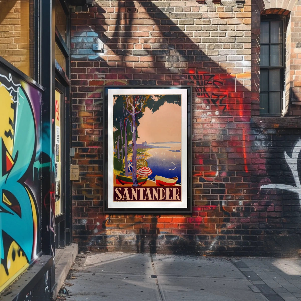 Santander Coastal Retreat Poster